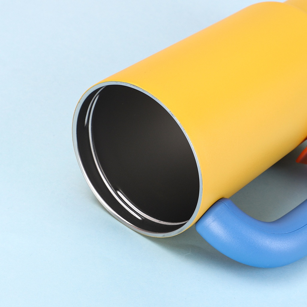 BM-S002 Botol Minum Tumbler Stainless Steel Lucu Viral Tahan Panas dan Dingin 1200 ML