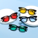 PL-WW004 Kacamata Hitam Wanita/Pria Sunglasses Korean Fashion Small Candy Color KM02a