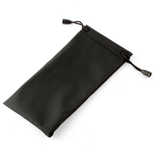 ACS002 Tempat kacamata kain/Sarung kacamata/Pouch kacamata S-Hitam