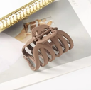 [10913] JR-A010 Jepit Rambut Cakar Jumbo Doff Model Korea Jepit Ponytail Hair Claw Clips (JR-A010-Light/Brown)