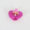 [11045] JR-A013 Jepit Bunga Hiasan Rambut Wanita Anggrek Kupu-Kupu Hairclip Flower Orchid Korean Style Aksesoris (JR-A013-Pink/Rose)