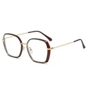 [10786] M-ARPT011 Kacamata Lensa Photocromic Anti Radiasi Wanita Bingkai Kotak Titanium Anti UV (M-ARPT011-Black/Brown)