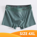 [10129] P-CD006 Boxer Pakaian Dalam Pria Dewasa Fashion Men Hello On Me Cook High Quality Remaja Jumbo Bahan Katun Lembut (P-CD006-Green 4XL)