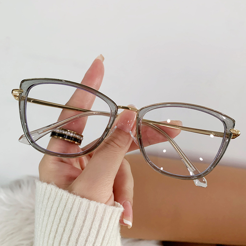 PL-AR009 "Clear Stock" Kacamata Frame Wanita Lensa Anti radiasi