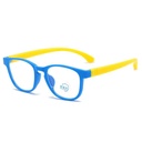 [10822] PL-AR013A Kacamata Anak Anti Radiasi Kekinian Aksesoris Fashion High Quality (PL-AR013A-Blue/Yellow)