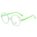 [11286] PL-AR023A Kacamata Anak Anti Radiasi Model Bingkai Bulat High Quality Kids Glasses (PL-AR023A-Green)