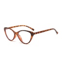 [10406] PL-AR002 Kacamata Korea Wanita Anti Radiasi Wanita Fashion Cat Eye Eyeglasses (PL-AR002-Leopard)