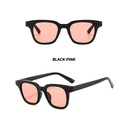 [10440] PL-WW004 Kacamata Hitam Wanita/Pria Sunglasses Korean Fashion Small Candy Color KM02a (PL-WW004-BLACK/PINK)