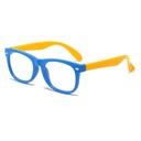 [11364] PL-AR029A Kacamata Anak Anti Radiasi Glasses Soft Silicone Eye Protection Stylish (New Product) (PL-AR030A-Blue-Yellow)