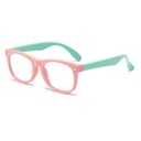 [11365] PL-AR029A Kacamata Anak Anti Radiasi Glasses Soft Silicone Eye Protection Stylish (New Product) (PL-AR030A-Pink-Green)