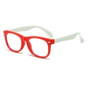 [11366] PL-AR029A Kacamata Anak Anti Radiasi Glasses Soft Silicone Eye Protection Stylish (New Product) (PL-AR030A-Red-White)