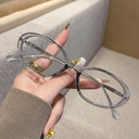 [11431] PL-AR031 Kacamata Anti Radiasi New Stylish Blue Light Blocking Non-Prescription Glasses (New Product) (PL-AR032-Grey)