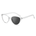 [11260] PL-ARPT001 Kacamata Photocromic Korea Wanita Anti Radiasi Wanita Fashion Cat Eye Eyeglasses (PL-ARPT001-Gray)