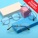 [10015] M-B001 Kacamata Pria/Wanita-Fashion-Retro Vintage Metal-Sunglasses-Import-Korea K102 (M-B001-Hitam)