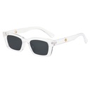 [10310] PL-H004 Kacamata Hitam Wanita/Pria Sunglasses Korean INS Fashion KM03 (PL-H004-Gray/Black)