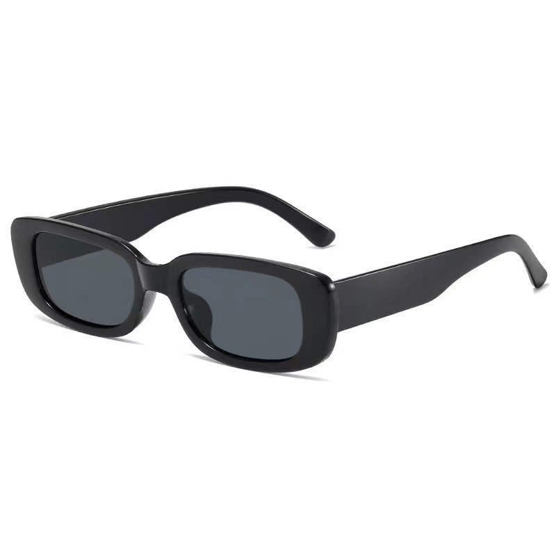 [10315] PL-H005 Kacamata Hitam Wanita/Pria Sunglasses Korean INS Fashion KM04 (PL-H005-Black)