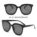[10003] PL-H003 Korean Design Retro Mata Kucing Kacamata Hitam Wanita Sunglasses KM01 (PL-H003-A2-C1)