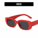 [10318] PL-H005 Kacamata Hitam Wanita/Pria Sunglasses Korean INS Fashion KM04 (PL-H005-Red)