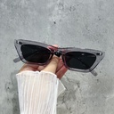 [10350] PL-H006 Kacamata Hitam Wanita/Pria Sunglasses Korean INS Fashion KM05 (PL-H006-Gray)