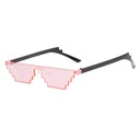 [10051] PL-WW001 Kacamata Thug Life Mosaic Pria/Wanita-Fashion-Murah-Batam-Sunglasses-Import K302 (PL-WW001-Pink/Single)