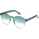 [10103] PL-WW002 Kacamata Pria/Wanita-Jelly-Permen-Warna-Fashion-Tanpa Frame-Sunglasses-Murah #Jelly (PL-WW002-Hijau/Bening-#19Jelly)