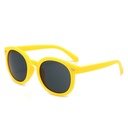 [10614] PL-H020A Kacamata Fashion Anak Laki-Laki & Perempuan / Kacamata Fashion Trendy Anti UV / Kacamata Style Anak Korea (PL-H020A-Yellow)