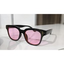 [10007] PL-WW003 Kacamata Hitam Wanita/Pria Sunglasses Korean Fashion Small Candy Color KM02 (PL-WW003-C2/BLACK/PINK)