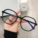 PL-AR003 Kacamata Gradient Trasnparant Clear Lens Glasses for Women Retro Eyewear