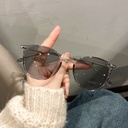 [10492] PL-ARPT002 Kacamata Photochromic Anti Radiasi Bentuk Bulat Bahan Metal Gaya Korea Untuk Pria Dan Wan (PL-ARPT002-Gray)