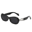 [11113] PL-H042 "Clear Stock" Kacamata Hitam Stylish Fashion Elegan Streetwear Kekinian Retro Chic Fashion Pria & Wanita (PL-H042-Black/Black)