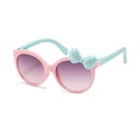 [11143] PL-H044A Kacamata Anak Perempuan Model Model Pita Anti Silau Kacamata Fashion Anak Kekinian (PL-H044A-Pink/Green)