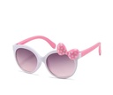 [11145] PL-H044A Kacamata Anak Perempuan Model Model Pita Anti Silau Kacamata Fashion Anak Kekinian (PL-H044A-White/Pink)