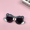 [11346] PL-H049A Kacamata Anak Cool Boys and Girls Puppy Sunglasses Cute (PL-H049A-Black)
