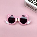 [11349] PL-H049A Kacamata Anak Cool Boys and Girls Puppy Sunglasses Cute (PL-H049A-Pink)