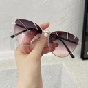 PL-MX003 Kacamata Wanita Hitam Cat Eye Anti Radiasi UV Fashion Sunglasses Eyewear Kacamata Fashion