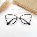 [10528] PL-AR005 Kacamata Cat Eye Anti Radiasi (PL-AR005-Black)