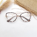 [10529] PL-AR005 Kacamata Cat Eye Anti Radiasi (PL-AR005-Leopard)
