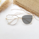 [10534] PL-ARPT003 Kacamata Cat Eye Anti Radiasi Dan Photocromic (PL-ARPT003-Clear)