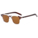 [10547] PL-WW008 Kacamata Wanita Pria Optik Anti Sunglass Dengan Fashion Sunglasses Kacamata Hitam (PL-WW008-Transparant/Brown)