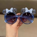 [11404] PL-MX022A Kacamata Anak Crystal Bow Children's Sunglasses for Boys and Girls (PL-MX022A-Blue)