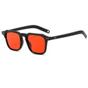 [10552] PL-WW008 Kacamata Wanita Pria Optik Anti Sunglass Dengan Fashion Sunglasses Kacamata Hitam (PL-WW008-Black/Red)