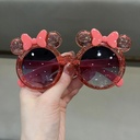 [11407] PL-MX022A Kacamata Anak Crystal Bow Children's Sunglasses for Boys and Girls (PL-MX022A-Red)