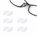 [10563] ACS004 Nose Pad Kacamata Penyangga Hidung Pencegah Turun - Non Slip Silicone (ACS004-Transparent, ACS004 Transparent)