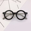 [11359] PL-WW028A Kacamata Anak Lensa Hitam dan Bening Model Frame Bulat (New Product) (PL-WW028A-Black/Clear)