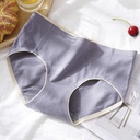 [10641] W-CD003 "Clear Stock" Celana Dalam Wanita Antibakteri Graphene Katun Hight Quality Terbaru Pakaian Dalam (W-CD003-Grey)