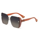 [10592] PL-MX008 Kacamata Hitam Titanium Kotak H Wanita Sunglasses New Arrival Import Kacamata Fashion (PL-MX008-Orange)