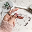 PL-AR007 Kacamata Anti Radiasi Wanita Korea Bergaya Bingkai Transparan Frame Kacamata Komputer