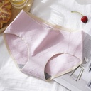 [10643] W-CD003 Celana Dalam Wanita Antibakteri Graphene Katun Hight Quality Terbaru Pakaian Dalam (W-CD003-Pink)