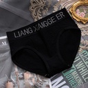 [10646] A-W-CD004 Celana Dalam Wanita Pakaian Dalam Import Berkualitas Tinggi CD Midi Waist Bahan Katun (A-W-CD004-Black)