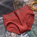 [10647] A-W-CD004 Celana Dalam Wanita Pakaian Dalam Import Berkualitas Tinggi CD Midi Waist Bahan Katun (A-W-CD004-Red)